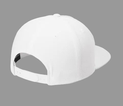 $Bitcoin snapback - White includes 3 free stickers!!!