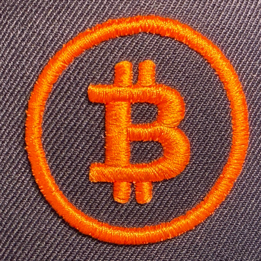 $Bitcoin snapback - Black includes 3 free stickers!!!